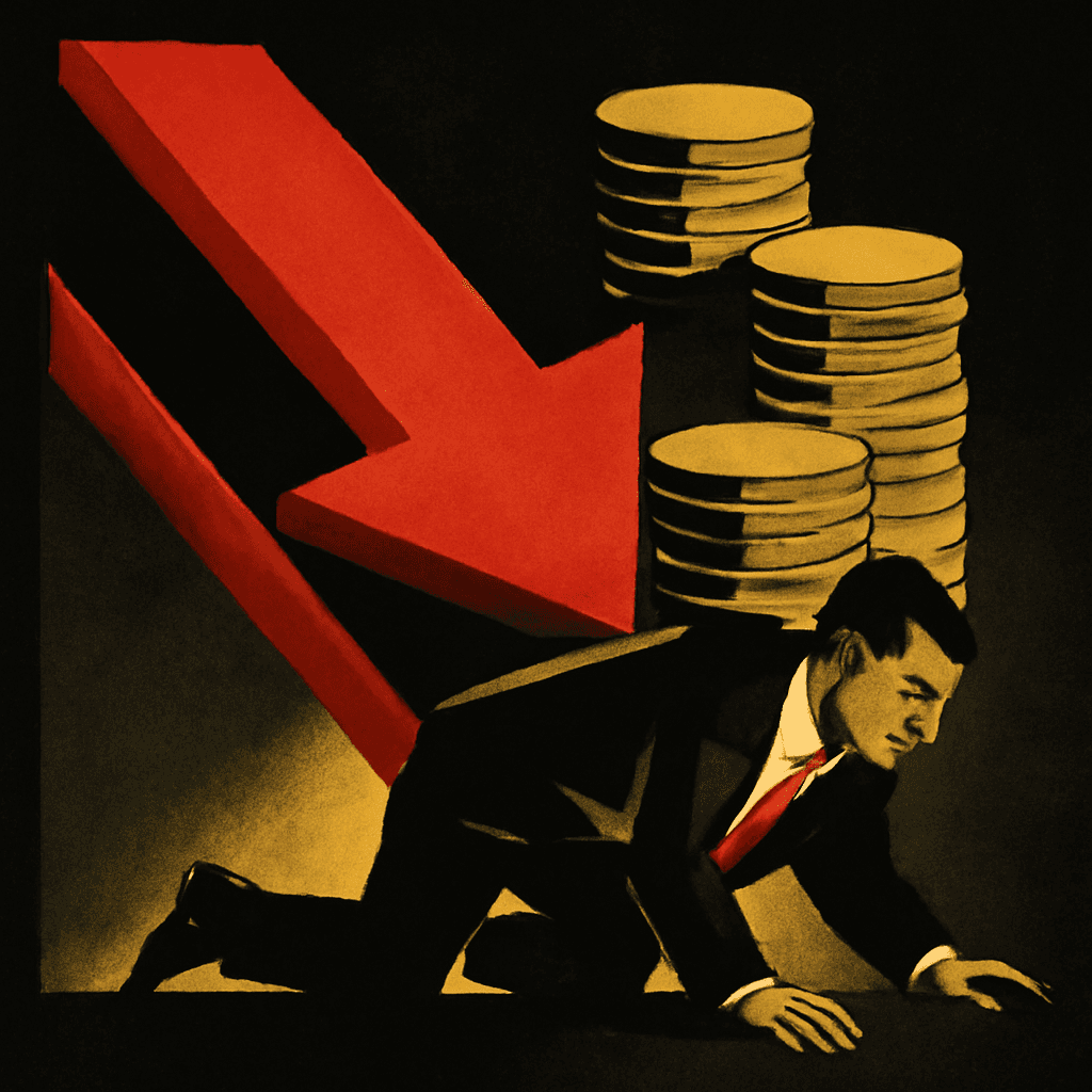 political artwork for exploration about Mandatory Social and Health Insurance Contributions for Polish Sole Proprietors (JDG) in 2026 — political poster, editorial illustration, infographic in urgent significance, power dynamics