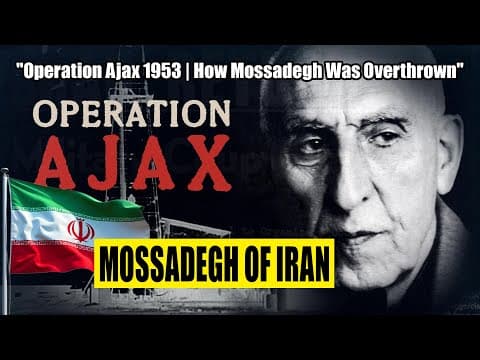 historical artwork for exploration about The Overthrow of Mohammad Mossadegh: Power, Oil, and Cold War Intrigue — aged document, period illustration, archival photograph style in solemn gravitas, weight of time